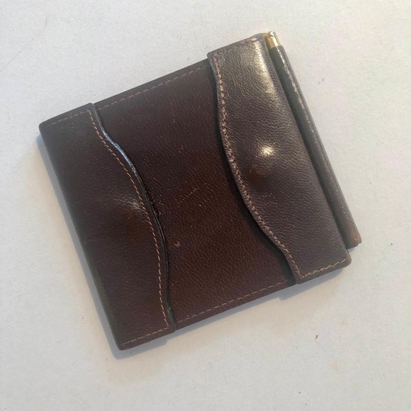 Vintage Leather Snapped Billfold & Coin Purse Wallet 🤎 - Picture 2 of 4